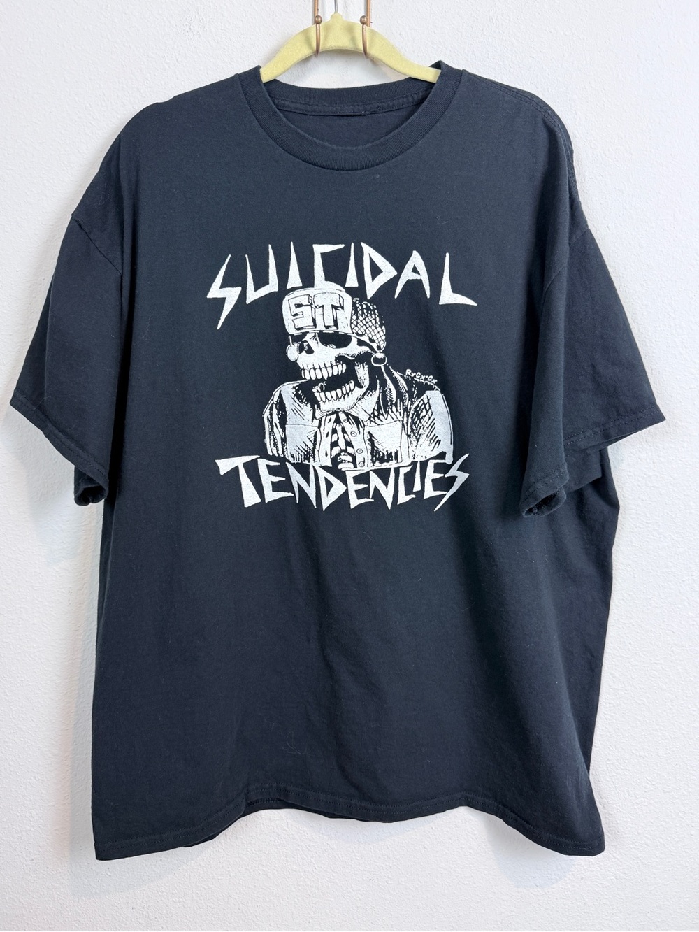 Vintage Suicidal Tendencies Black Cyco Skull Graphic Tee 2XL